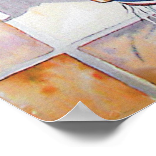 Blue Sombrero Poster (Hoek)