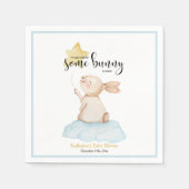 Blue Some Bunny Yellow Star Balloon Baby shower Servet (Voorkant)