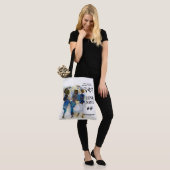 Blue Sorority HBCU Art Tote Bag (Op model)