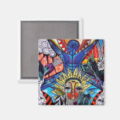 Blue Soul Rising door Gregory Gallo Magneet (Voorkant / Achterkant)