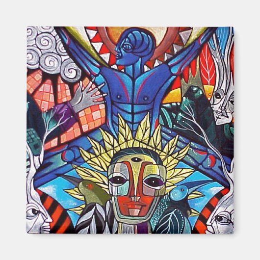 Blue Soul Rising door Gregory Gallo Magneet (Voorkant)