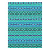 Blue Southwest Pattern - westerne abstracte kunst Tafelkleed (Voorkant)