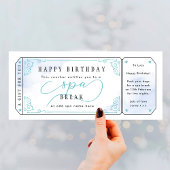 Blue Spa Break Birthday Gift Voucher