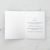 Blue Space Leo Birthday Kaart (Binnen)