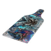 Blue space pouring snijplank (Hoek)