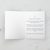 Blue Space Virgo Birthday Kaart (Binnen)