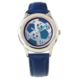 Blue Space Voetbalhorloge Horloge