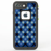 Blue Spacey geometrisch (Achterkant)