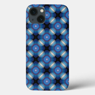 Blue Spacey geometrisch Case-Mate iPhone Case