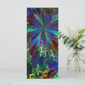 BLUE Sparkle Art Star Planet Comet Solar Nightsky (Staand voorkant)