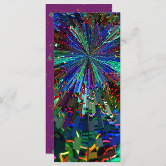 BLUE Sparkle Art Star Planet Comet Solar Nightsky (Voorkant / Achterkant)