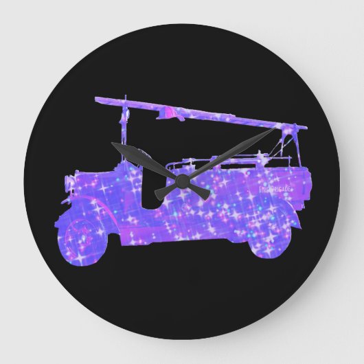 Blue Sparkle  Fire Trucks, Grote Klok (Voorkant)