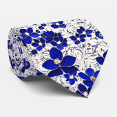 Blue sparkle Stropdas (Opgerold)