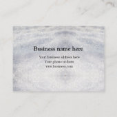 Blue Sparkle Voeg logo tekst toe Bedankt Korting Contactkaartje (Achterkant)