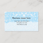 Blue Sparkle Voeg logo tekst toe Bedankt Korting Visitekaartje (Achterkant)