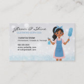 Blue Sparkles Schoonmaakservice Huishoudster Visitekaartje (Voorkant)