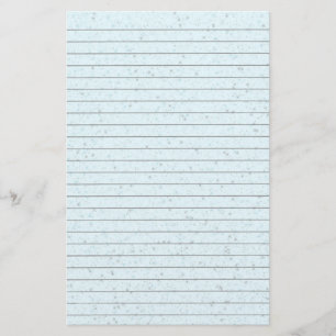 Blue Sparkles Stationery Briefpapier