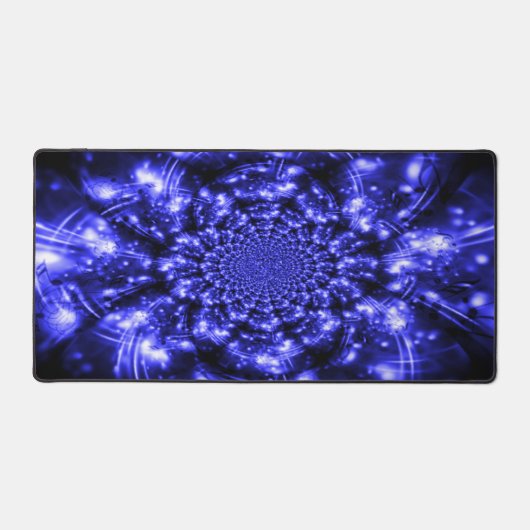 Blue Sparkling Lights Bureaumat (Voorkant)