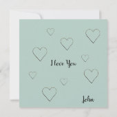 Blue Sparrow In Love Waterverf Art (Achterkant)