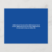 Blue Speciale Aanbieding Korting Uw Logo & QR Code Flyer (Achterkant)