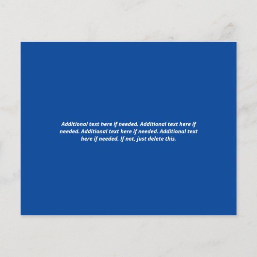 Blue Speciale Aanbieding Korting Uw Logo & QR Code Flyer (Achterkant)