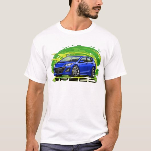 Blue_Speed3 T-shirt (Voorkant)