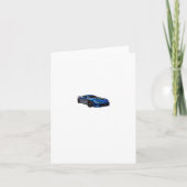 Blue Speed Demon Sticker Kaart (Voorkant)