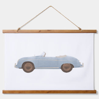 Blue  Speedster Kinder Room Decor Hangend Wandkleed