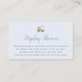 Blue Speelgoed Train Display Douche Informatiekaartje (Voorkant)