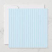 Blue Speelgoed Wagon Beer Baby shower Kaart (Achterkant)