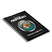 Blue Sphere - Fantasy Football notebook Notitieboek (Rechterzijde)