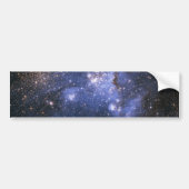 Blue Spiral Galaxies Space Bumpersticker (Voorkant)