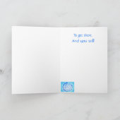 Blue Spiral krijgt goede aanmoediging Kaart (Binnen)