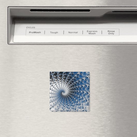 Blue Spiral Magnet (Insitu (Vaatwasser))