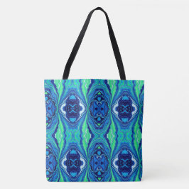 Blue Splash Large Canvas tas