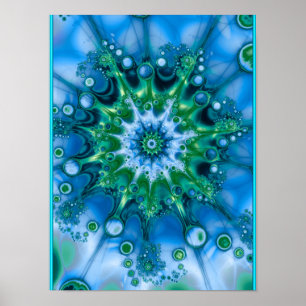 Blue Splash Poster