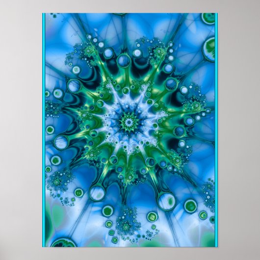 Blue Splash Poster (Voorkant)