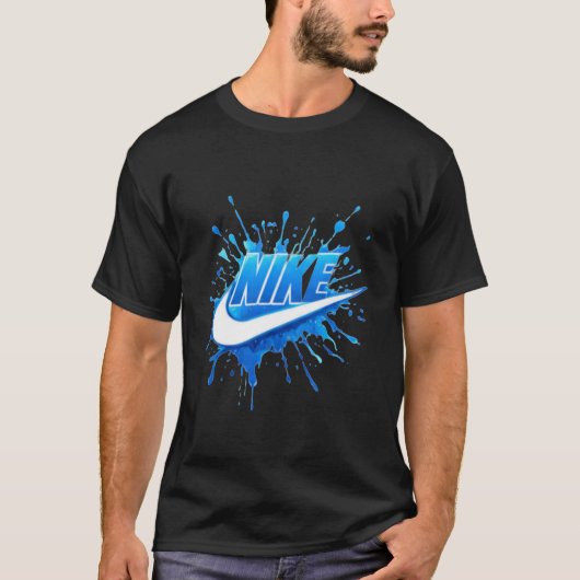Blue Splash Street Logo T-shirt (Voorkant)