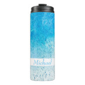 Blue Splash Thermosbeker (Voorkant)