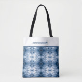 Blue Splash Tote Bag (Voorkant)