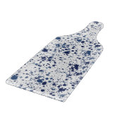 Blue Splashes & Splatters Splash Pattern Snijplank (Hoek)