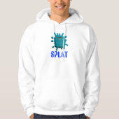 Blue Splat Calculator Hoodie (Voorkant)