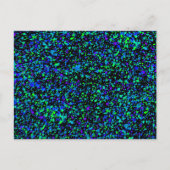 Blue Splatter - Briefkaart (Voorkant)