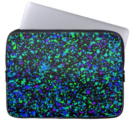 Blue Splatter - Laptophoes Laptop Sleeve