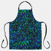 Blue Splatter - Schort (Voorkant)