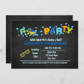 Blue Splish Splash komt naar onze basenpool Kaart (Voorkant / Achterkant)