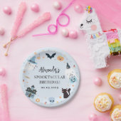 Blue Spooky Birthday Paper Bord (Feest)