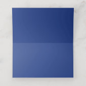 Blue Sports Birthday Place Card Plaatskaartje (Binnenkant ongevouwen)