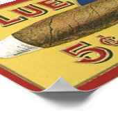Blue Spot Cigar Label Poster (Hoek)