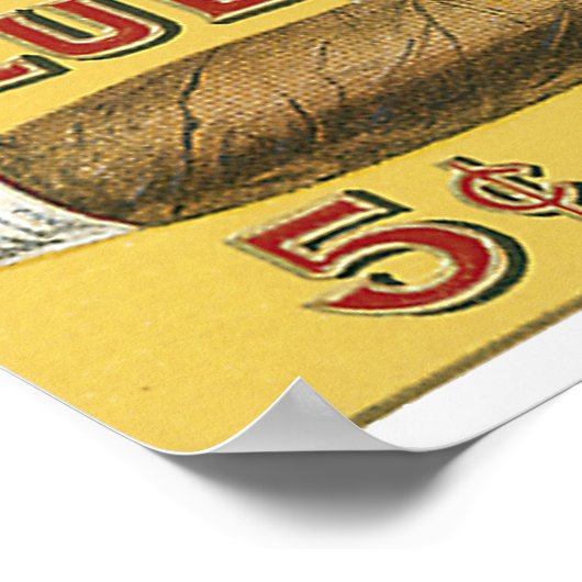 Blue Spot Cigar Poster (Hoek)